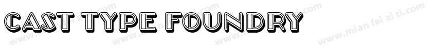 Cast Type foundry字体转换